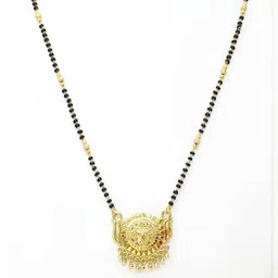 SONI DESIGNS Gold-Plated Artificial Beads Mangalsutra image 3