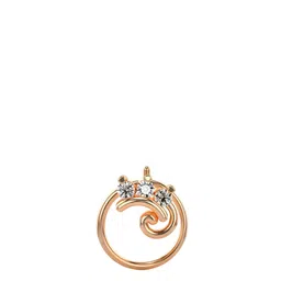 VALANOVA Women 14 Kt Rose Gold Lab Grown Nosepin Diamond-image-97