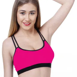 Samvar Pink Cotton Non-Wired Non Padded Minimizer Bra image 3