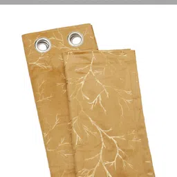 THE CONVERSION Beige Room Darkening Long Door Curtain image 2