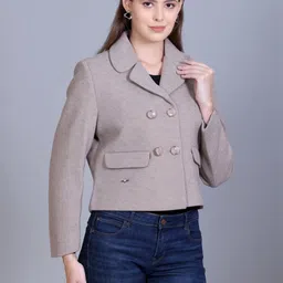 RFORTUNE Notched Lapel Collar Single-Breasted Overcoat image 2