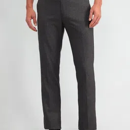 Arrow Men Smart Slim Fit Formal Trouser image 1
