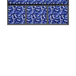 The Furnishing Tree Blue Printed Air Conditioner Cover image 4