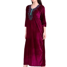 BOMBSHELL Embroidered Maxi Nightdress image 3