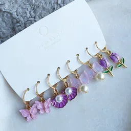 Octagon hub Quirky Drop Earrings-picture-18