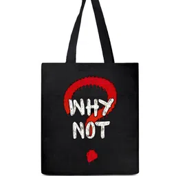 the sack co Women Typography Printed Shopper Tote Bag-picture-13