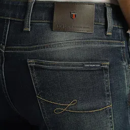 Louis Philippe Jeans Men Regular Fit Mid-Rise Light Fade Jeans image 5