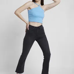 SPYKAR Women Bootcut High-Rise Stretchable Jeans image 5