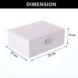 Aura White Set of 3 Reusable Jewellery Organiser Organisers image 2