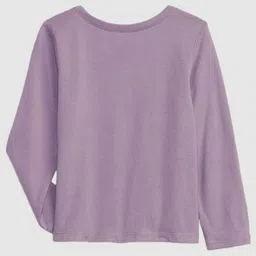 GAP Girls Graphic Printed Round Neck Pure Cotton Relaxed Fit T-shirt image 3