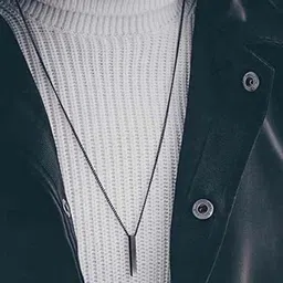 J.S ENTERPRISES Geometric Pendants with Chains image 2