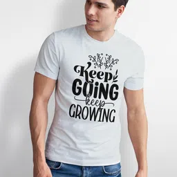 Seekbuylove Men Typography Printed Bio Finish T-shirt image 3