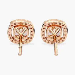 VALANOVA 14Kt Gold Lab Grown Diamond Earrings- 2.28 g image 4