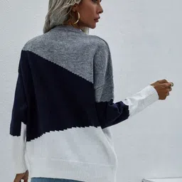 Mast & Harbour Women Colourblocked Pullover image 3