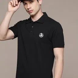 Mast & Harbour Men Brand Logo Polo Collar T-shirt image 2
