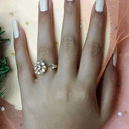 NIPSTec Stone-Studded Adjustable Finger Ring image 3