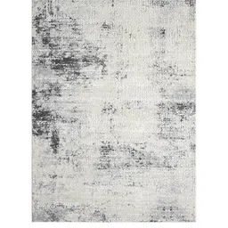 Kaleen India Grey Polyester Abstract Anti-Skid Carpets image 5