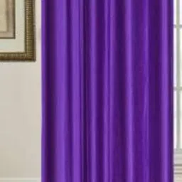 BELLA TRUE Purple Black Out Long Door Curtain-picture-24