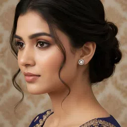 PRIVIU Circular Studs Earrings image 2