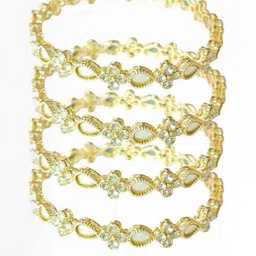 SGN fashion Gold Brass Bangles-picture-41