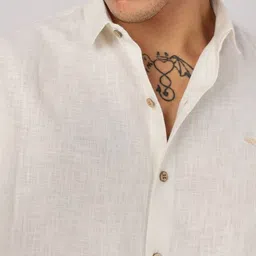 HAMPTONS Spread Collar Cotton Shirt image 2