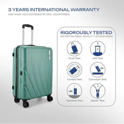 Safari Cairo Set Of 3 Textured Hard Sided Trolley Bags image 3