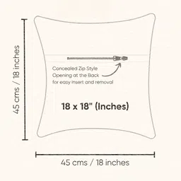 LUSHLYF Tufted Collection Cream 2 Pieces Modern Chevron Tufted Cushion Covers image 4