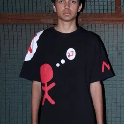 KNN Calcutta Unisex Printed Drop-Shoulder Sleeves Applique T-shirt-picture-19