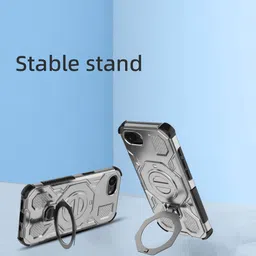 Karwan Geometric Printed Silicone Apple iPhone 16e Back Case image 4