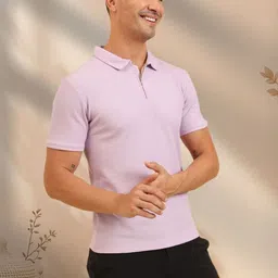 UNIQSOME Men Polo Collar T-shirt image 3
