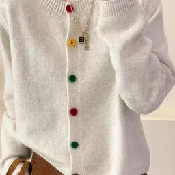StyleCast Women Round Neck Long Sleeves Cardigan-image-37