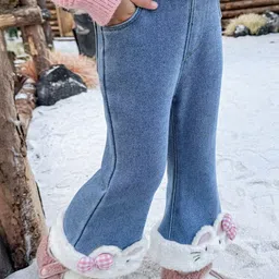 LULU & SKY Girls Bootcut High-Rise Jeans image 2