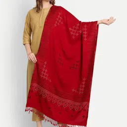 Hemkunt Fabric Women Woven Design Stole-picture-28