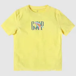GAP Boys Brand Logo Printed Round Neck Relaxed Fit T-shirt-picture-11
