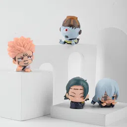 COMICSENSE Blue & Grey 4 Pieces Jujutsu Kaisen Anime Figurine Showpieces-image-20