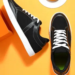 Lejano Men Colourblocked Lace-Ups Sneakers-image-9