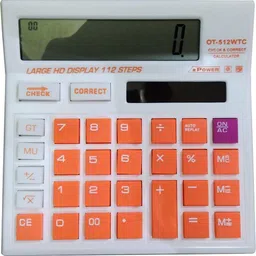 jpro Orange WTC 12 Digit Commercial Calculator with solar Charging System FinancialCalculator-picture-26