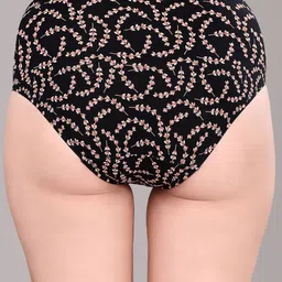 Soie Women Pack Of 3 Printed High-Rise Hipster Briefs image 5