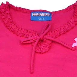 CLEVER Girls Flutter Sleeve Peplum Top image 4