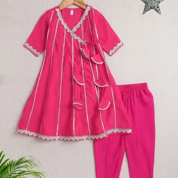 The Magic Wand Girls Regular Kurta with Trousers-image-20