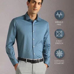Louis Philippe Men Slim Fit Casual Shirt image 2