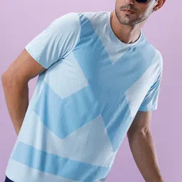 WROGN Men Abstract Printed Round Neck Pure Cotton T-shirt-picture-30
