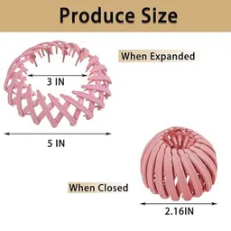 DN Creation Women Set of 3 Ponytail Holders image 3