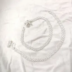 Lovemi Movements Women Silver-Plated Anklet-image-54