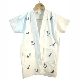 GAB Kids Conversational Printed Pure Cotton Bath Robe image 4