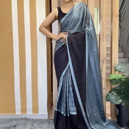 DIVASTRI Pure Chiffon Ready to Wear Jamdani Saree-picture-41