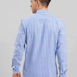 JAI TEXTILES Men Classic Slim Fit Striped Casual Shirt image 5