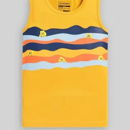 Awbabie Boys Yellow Cotton Tshirts-picture-30