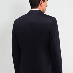 Arrow Self Design Slim Fit Single Breasted Formal Blazer image 4