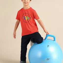 U.S. Polo Assn. Kids Boys Brand Logo Print Pure Cotton T-shirt-picture-31